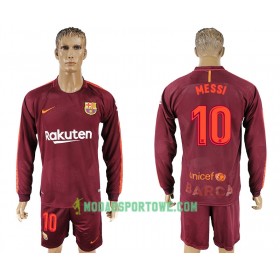 Koszulka FC Barcelona Lionel Messi 10 Trzeci Stroje Piłkarskie 2017/18 Długi Rękaw
