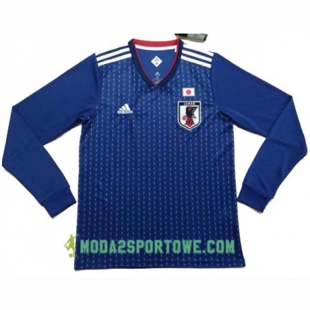 Koszulka Japonia Mistrzostwa Świata 2018 Domowe Stroje Piłkarskie Długi Rękaw