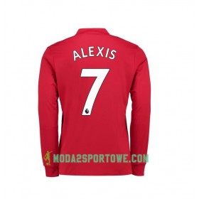 Koszulka Manchester United Alexis Sanchez 7 Domowe Stroje Piłkarskie 2017/18 Długi Rękaw