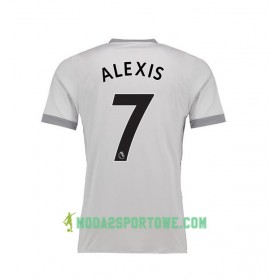 Koszulka Manchester United Alexis Sanchez 7 Trzeci Stroje Piłkarskie 2017/18 Krótki Rękaw