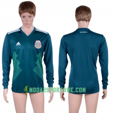 Koszulka Meksyk Mistrzostwa Świata 2018 Domowe Stroje Piłkarskie Długi Rękaw