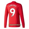 Koszulka Manchester United Lukaku 9 Domowe Stroje Piłkarskie 2017/18 Długi Rękaw