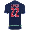 Koszulka Ajax Amsterdam Ziyech 22 Wyjazdowe Stroje Piłkarskie 2017/18 Krótki Rękaw