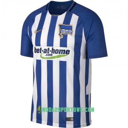 Koszulka Hertha BSC Domowe Stroje Piłkarskie 2017/18 Krótki Rękaw