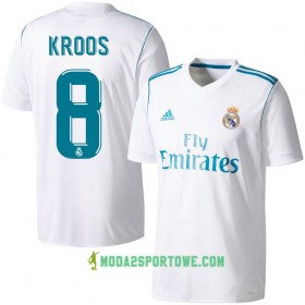 Koszulka Real Madryt Kroos Domowe Stroje Piłkarskie 2017/18 Krótki Rękaw