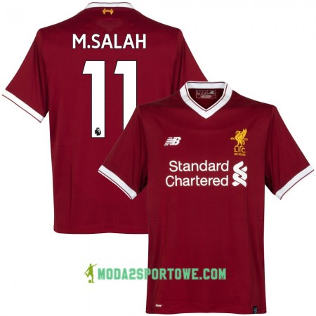 Koszulka Liverpool M. Salah Domowe Stroje Piłkarskie 2017/18 Krótki Rękaw