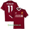Koszulka Liverpool M. Salah Domowe Stroje Piłkarskie 2017/18 Krótki Rękaw