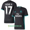 Koszulka Real Madryt Lucas V. Wyjazdowe Stroje Piłkarskie 2017/18 Krótki Rękaw