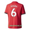 Koszulka Manchester United Pogba 6 Domowe Stroje Piłkarskie 2017/18 Krótki Rękaw