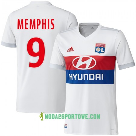 Koszulka Olympique Lyon Memphis Domowe Stroje Piłkarskie 2017/18 Krótki Rękaw