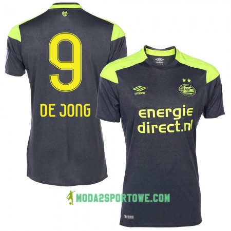 Koszulka PSV De Jong 9 Wyjazdowe Stroje Piłkarskie 2017/18 Krótki Rękaw