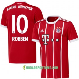 Koszulka Bayern Monachium Robben 10 Domowe Stroje Piłkarskie 2017/18 Krótki Rękaw