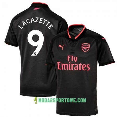 Koszulka Arsenal Lacazette Trzeci Stroje Piłkarskie 2017/18 Krótki Rękaw