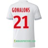 Koszulka Olympique Lyon Gonalons Domowe Stroje Piłkarskie 2017/18 Krótki Rękaw