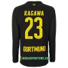 Koszulka Borussia Dortmund Kagawa 23 Wyjazdowe Stroje Piłkarskie 2017/18 Długi Rękaw