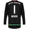 Koszulka Bayern Monachium Neuer 1 Bramkarska Domowe Stroje Piłkarskie 2017/18 Długi Rękaw
