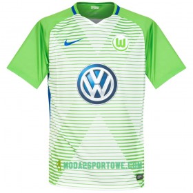 Koszulka VFL Wolfsburg Domowe Stroje Piłkarskie 2017/18 Krótki Rękaw