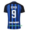 Koszulka Inter Mediolan Icardi 9 Domowe Stroje Piłkarskie 2017/18 Krótki Rękaw