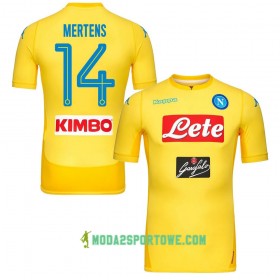 Koszulka SSC Napoli Mertens 14 Away Jersy 2017/18 Krótki Rękaw