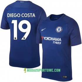 Koszulka Chelsea Diego Costa Domowe Stroje Piłkarskie 2017/18 Krótki Rękaw