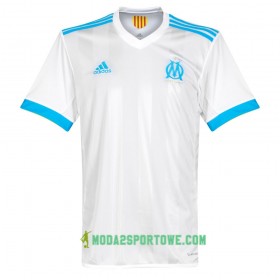 Koszulka Olympique Marsylia Domowe Stroje Piłkarskie 2017/18 Krótki Rękaw