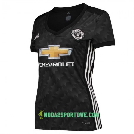 Koszulka Manchester United Damska Wyjazdowe Stroje Piłkarskie 2017/18 Krótki Rękaw