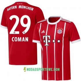 Koszulka Bayern Monachium Coman 29 Domowe Stroje Piłkarskie 2017/18 Krótki Rękaw