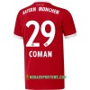 Koszulka Bayern Monachium Coman 29 Domowe Stroje Piłkarskie 2017/18 Krótki Rękaw