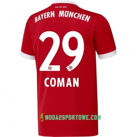 Koszulka Bayern Monachium Coman 29 Domowe Stroje Piłkarskie 2017/18 Krótki Rękaw