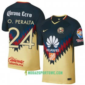 Koszulka Club América O. Peralta Domowe Stroje Piłkarskie 2017/18 Krótki Rękaw