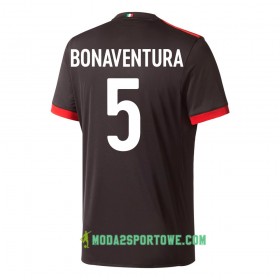 Koszulka AC Milan Bonaventura 5 Trzeci Stroje Piłkarskie 2017/18 Krótki Rękaw
