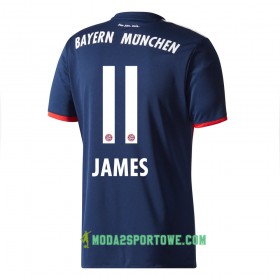 Koszulka Bayern Monachium James 11 Wyjazdowe Stroje Piłkarskie 2017/18 Krótki Rękaw