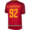Koszulka AS Roma El Shaarawy 92 Domowe Stroje Piłkarskie 2017/18 Krótki Rękaw