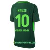 Koszulka Werder Brema Kruse 10 Domowe Stroje Piłkarskie 2017/18 Krótki Rękaw