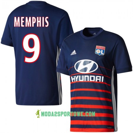 Koszulka Olympique Lyon Memphis Wyjazdowe Stroje Piłkarskie 2017/18 Krótki Rękaw