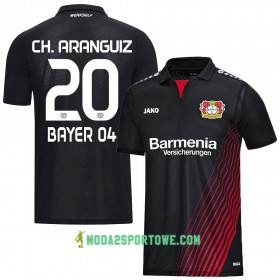 Koszulka Bayer 04 Leverkusen Ch. Aranguiz 20 Domowe Stroje Piłkarskie 2017/18 Krótki Rękaw