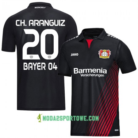 Koszulka Bayer 04 Leverkusen Ch. Aranguiz 20 Domowe Stroje Piłkarskie 2017/18 Krótki Rękaw