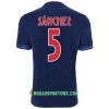Koszulka Ajax Amsterdam Sánchez 5 Wyjazdowe Stroje Piłkarskie 2017/18 Krótki Rękaw