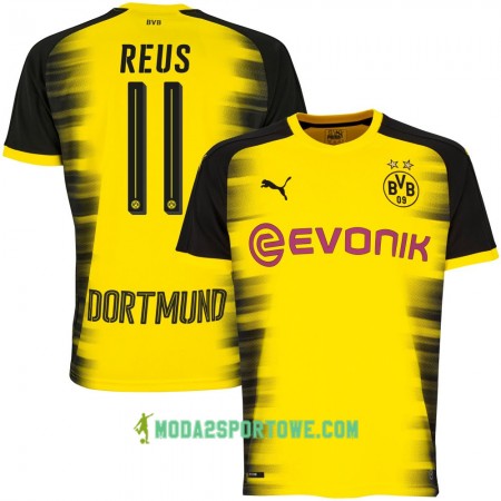 Koszulka Borussia Dortmund Reus 11 Champions League Stroje Piłkarskie 2017/18 Krótki Rękaw