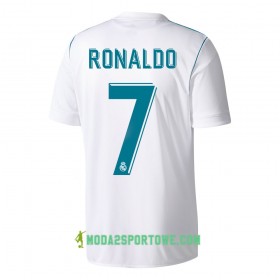 Koszulka Real Madryt Ronaldo Domowe Stroje Piłkarskie 2017/18 Krótki Rękaw