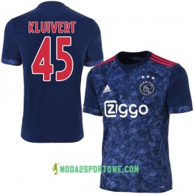 Koszulka Ajax Amsterdam Kluivert 45 Wyjazdowe Stroje Piłkarskie 2017/18 Krótki Rękaw