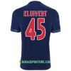 Koszulka Ajax Amsterdam Kluivert 45 Wyjazdowe Stroje Piłkarskie 2017/18 Krótki Rękaw