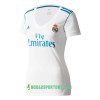 Koszulka Real Madryt Damska Domowe Stroje Piłkarskie 2017/18 Krótki Rękaw