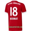 Koszulka Bayern Monachium Bernat 18 Domowe Stroje Piłkarskie 2017/18 Krótki Rękaw