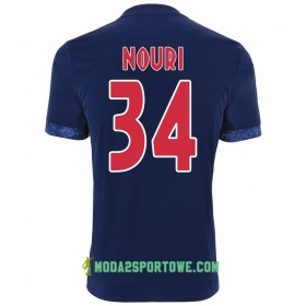Koszulka Ajax Amsterdam Nouri 34 Wyjazdowe Stroje Piłkarskie 2017/18 Krótki Rękaw