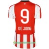 Koszulka PSV De Jong 9 Domowe Stroje Piłkarskie 2017/18 Krótki Rękaw
