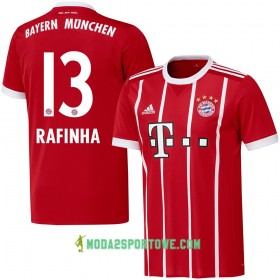 Koszulka Bayern Monachium Rafinha 13 Domowe Stroje Piłkarskie 2017/18 Krótki Rękaw