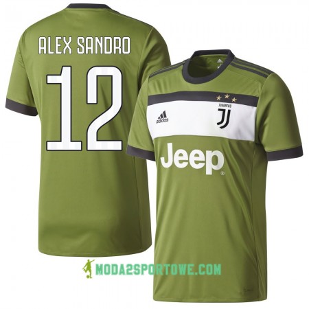 Koszulka Juventus Alex Sandro 12 Trzeci Stroje Piłkarskie 2017/18 Krótki Rękaw