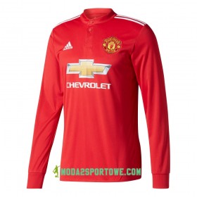 Koszulka Manchester United Domowe Stroje Piłkarskie 2017/18 Długi Rękaw