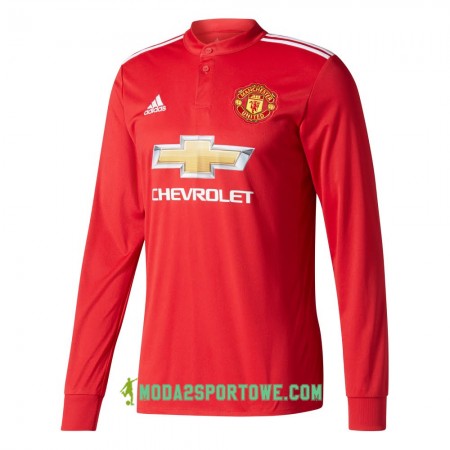 Koszulka Manchester United Domowe Stroje Piłkarskie 2017/18 Długi Rękaw